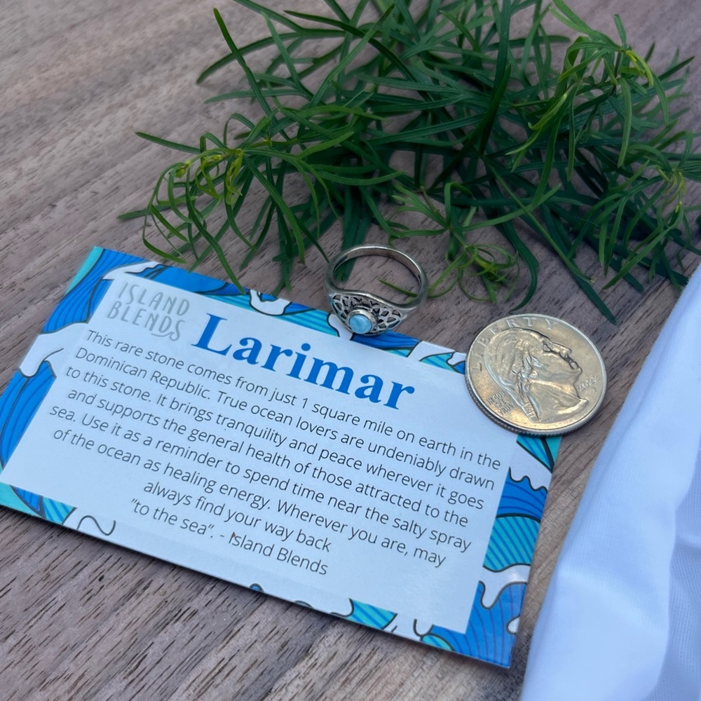 Larimar ring